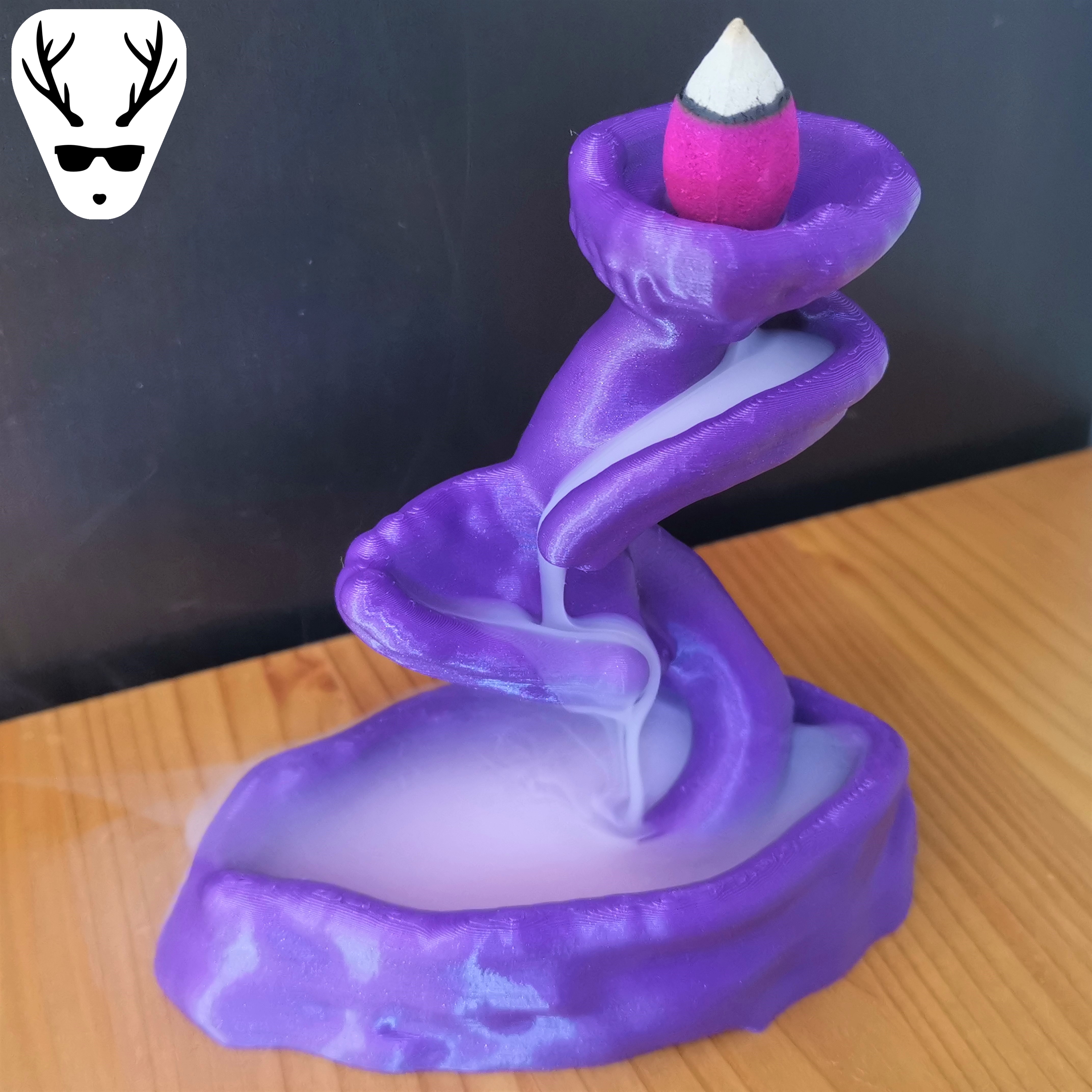 STL file Smoke Fountain Incense Burner 🚬 (3MF)・3D printable model to